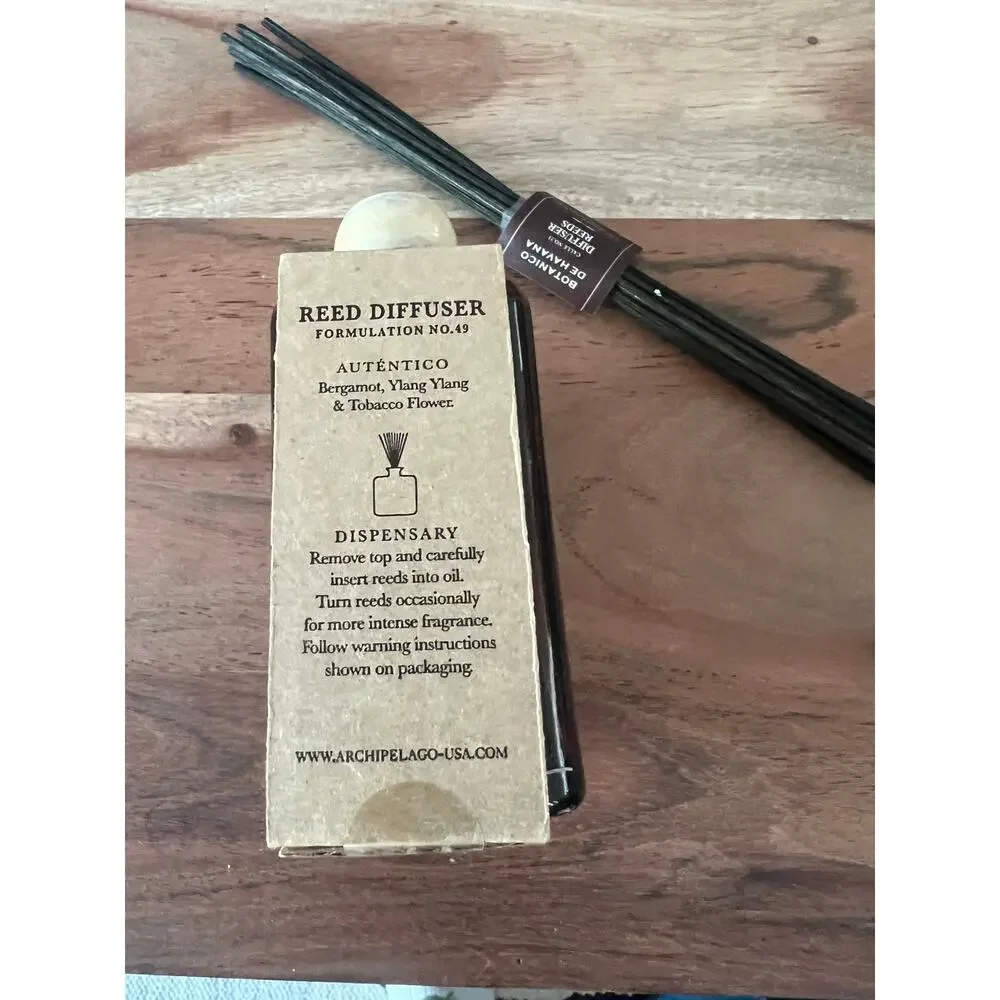 New Archipelago Botanical Botanico de Havana reed diffuser bottle fragrance oil